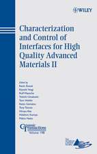 Characterization and Control of Interfaces for High Quality Advanced Materials II – Ceramic Transactions V198