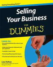 Selling Your Business For Dummies