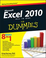 Excel 2010 All–in–One For Dummies