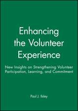 Enhancing the Volunteer Experience