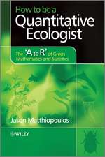 How to be a Quantitative Ecolo