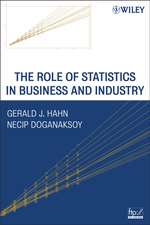 The Role of Statistics in Business and Industry