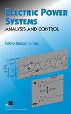 Electric Power Systems – Analysis and Control