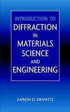 Introduction to Diffraction in Materials Science and Engineering
