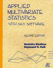 Applied Multivariate Statistics with SAS Software 2e