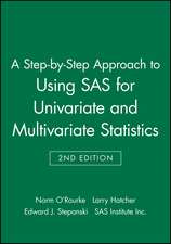 SAS Univariate and Multivariate 2e