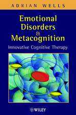 Emotional Disorders & Metacognition – Innovative Cognitive Therapy