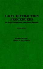 X-Ray Diffraction Procedures