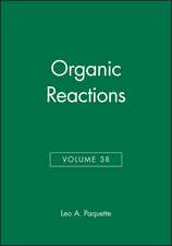 Organic Reactions V38