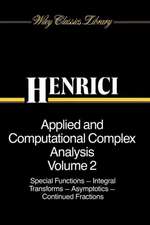 Applied and Computational Complex Analysis V 2 – Spec Funct Integral Trans Asymp