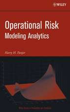 Operational Risk – Modeling Analytics