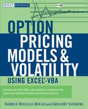 Option Pricing Models and Volatility Using Excel-VBA [With CD-ROM]