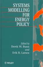 Systems Modelling for Energy Policy