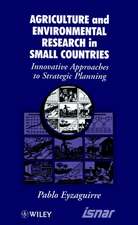 Agricultural & Environmental Research in Small Countries – Innovative Approaches to Strategic Planning