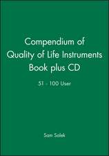 Compendium of Quality of Life Instruments Book plus CD 51–100 user