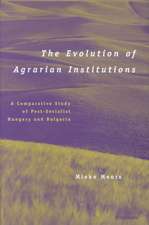 The Evolution of Agrarian Institutions