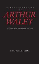 A Bibliography of Arthur Waley