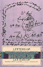 Letters of W. A. Mozart