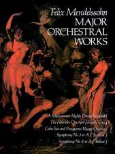 Major Orchestral Works in Full Score