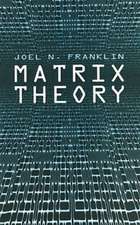 Matrix Theory