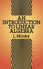 An Introduction to Linear Algebra