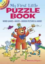 D'Amico, F: My First Little Puzzle Book: Word Games, Mazes,