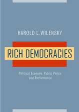 Rich Democracies – Political Economy, Public Policy, & Performance