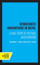 Democratic Innovations in Nepal – A Case Study of Political Acculturation