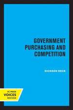 Government Purchasing and Competition