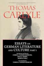 Essays on German Literature and Culture, Part I