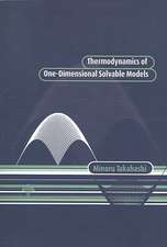 Thermodynamics of One-Dimensional Solvable Models