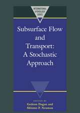 Subsurface Flow and Transport