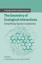 The Geometry of Ecological Interactions: Simplifying Spatial Complexity