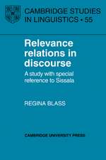 Relevance Relations in Discourse