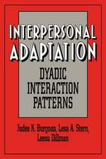 Interpersonal Adaptation: Dyadic Interaction Patterns