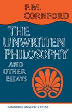 The Unwritten Philosophy and Other Essays