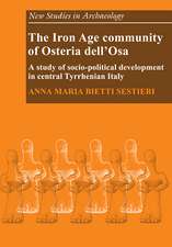 The Iron Age Community of Osteria dell'Osa