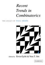 Recent Trends in Combinatorics: The Legacy of Paul Erdős