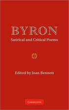 Byron: Satirical and Critical Poems