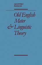 Old English Meter and Linguistic Theory