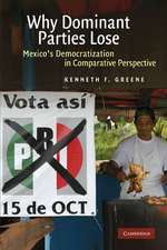 Why Dominant Parties Lose: Mexico's Democratization in Comparative Perspective