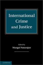 International Crime and Justice