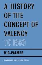 A History of the Concept of Valency to 1930