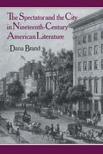 The Spectator and the City in Nineteenth Century American Literature