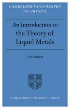 Introduction to the Theory of Liquid Metals