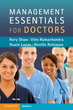 Management Essentials for Doctors