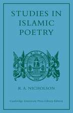 Studies in Islamic Poetry