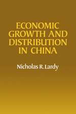 Economic Growth and Distribution in China