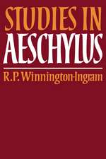 Studies in Aeschylus