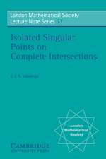 Isolated Singular Points on Complete Intersections